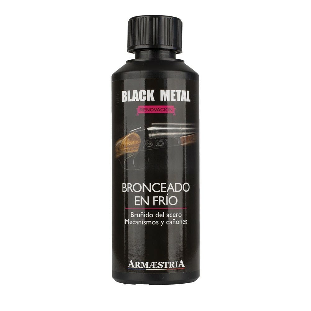 Arte Genal - BLACK METAL 250ml Pavonado en frío - black metal 250ml pavonado en frio BLACK METAL 250ml Pavonado en frío